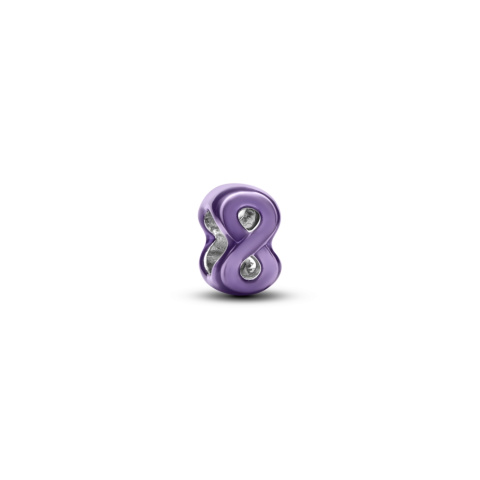 Pandora Lila végtelenjel mini charm