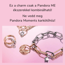 Pandora ME Dream feliratú láncszem rozé arany charm