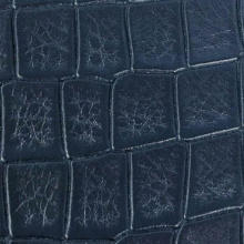 Stackers Sötétkék croc kerek utazó ékszerdoboz