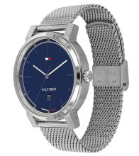 Tommy Hilfiger férfi karóra, Thompson ezüst színű TH1791732