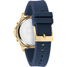 Tommy Hilfiger férfi karóra, Haven sötétkék és arany színű TH1782198