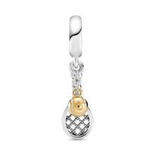 Pandora Moments Teniszütő és labda shine függő charm