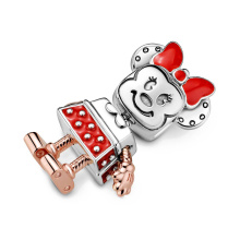 Pandora Moments Disney Minnie Egér robot rozé charm