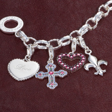 Thomas Sabo női charm, Fleur-de-lis