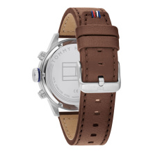 Tommy Hilfiger Férfi karóra, TRENT barna bőrszíjas TH1791807