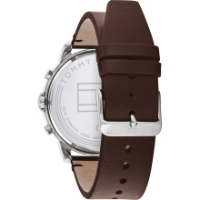 Tommy Hilfiger Férfi karóra, Jameson barna bőrszíjas TH1791797