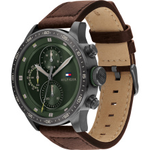 Tommy Hilfiger Férfi karóra, TRENT khaki színű számlapos TH1791809