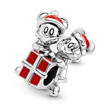 Pandora Moments Disney Mickey egér és Minnie egér ajándék ezüst charm