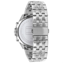 TOMMY HILFIGER férfi karóra, West ezüst színű TH1791707