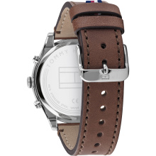 Tommy Hilfiger férfi karóra, Ashton barna színű TH1791741