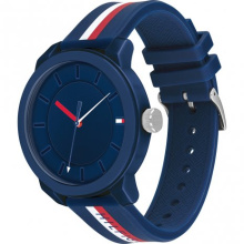 TOMMY HILFIGER FÉRFI KARÓRA, Denim Hilfiger színű szilikon szíjas TH1791746