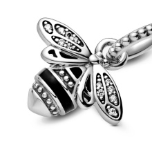 Pandora Szikrázó méhkirálynő ezüst medál