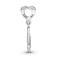 Pandora Moments Vintage kazetta függő ezüst charm
