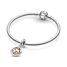 Pandora Moments Forgó világ ezüst függő charm