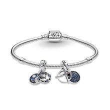 Pandora Moments Star Wars kígyólánc kapcsos ezüst karkötő