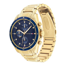 Tommy Hilfiger férfi karóra, Parker arany színű TH1791834