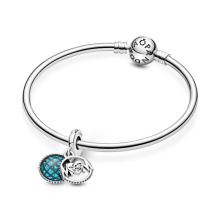 Pandora Moments Anya csillogó világa ezüst függő charm