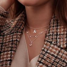Thomas Sabo nyaklánc A betű ezüst medállal
