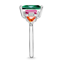 Thomas Sabo női gyűrű, Színes kövek