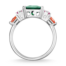 Thomas Sabo női gyűrű, Színes kövek