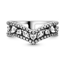 Pandora Szikrázó navett dupla kívánság ezüst gyűrű