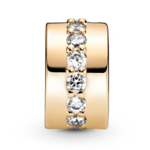 Pandora Moments arany klip charm