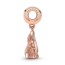 Pandora Moments rozé arany charm