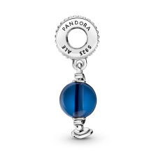 Pandora Moments Földgömb ezüst függő charm
