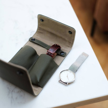 Stackers Olivazöld patentos utazó óratartó