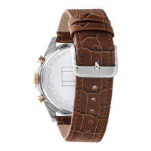 Tommy Hilfiger férfi karóra, Horloge elegáns barna szíjjal TH1710450