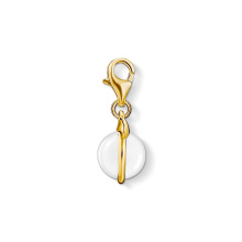 Thomas Sabo Női Charm, arany macska portré