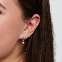 Thomas Sabo fél pár Női Fülbevaló, ragyogó kulcs