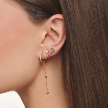 Thomas Sabo többszínű női ezüst fél pár fülbevaló