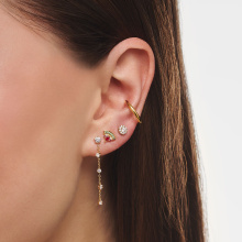 Thomas Sabo fehér női ezüst fülbevaló