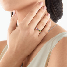 Thomas Sabo többszínű női ezüst gyűrű