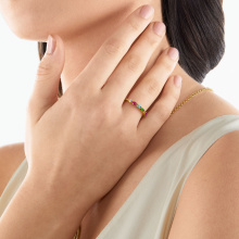 Thomas Sabo többszínű női ezüst gyűrű
