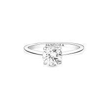Pandora Szikrázó ezüst szoliter gyűrű