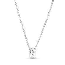 Pandora Szikrázo kerek és szögletes ezüst nyaklánc és medál