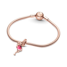 Pandora Moments rozé arany charm