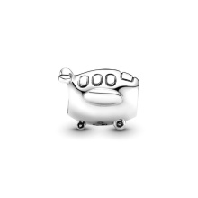 Pandora Moments Repülőgép ezüst charm