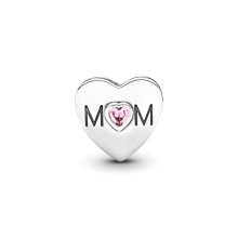 Pandora Moments Anyai szív ezüst charm