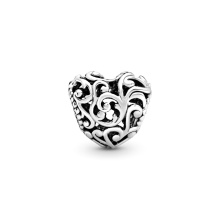 Pandora Moments Fenséges szív ezüst charm