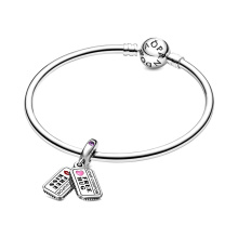 Pandora Moments Szeretetkupon ezüst függő charm