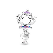 Pandora Moments Disney Szépség és Szörnyeteg Mrs. Potts és Csészike ezüst függő charm