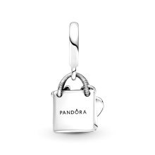 Pandora Moments Pandora bevásárlótáska ezüst charm