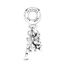 Pandora Moments Disney Bambi és Toppancs függő ezüst charm