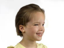 Lisa szív gyerekfülbevaló