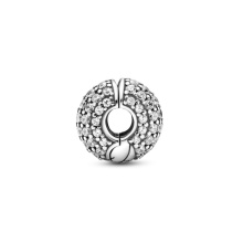 Pandora Moments Pavé kígyólánc mintás ezüst klip charm