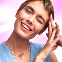 Pandora ME Nagy szemű láncos ezüst nyaklánc