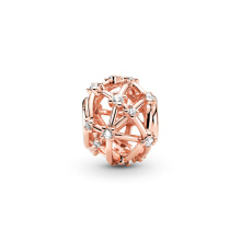Pandora Moments Áttört csillagképek rozé arany charm